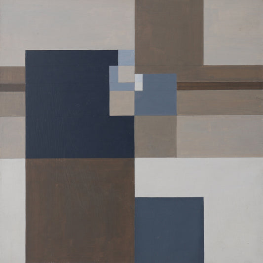 MICHAEL CANNEY, 1923-1999 | Blue and Brown Composition